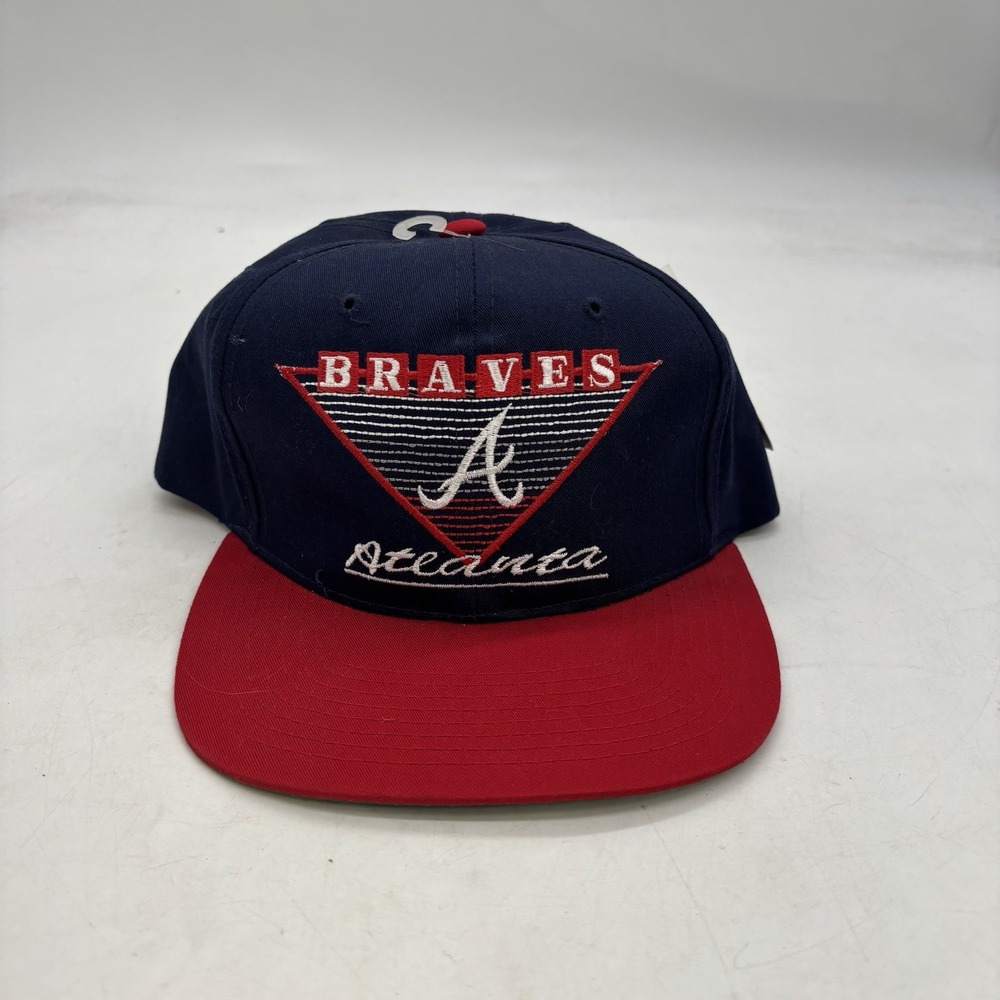 Vintage Atlanta Braves Official Cap Snap Back Sportswear OSFA One Size Fits All